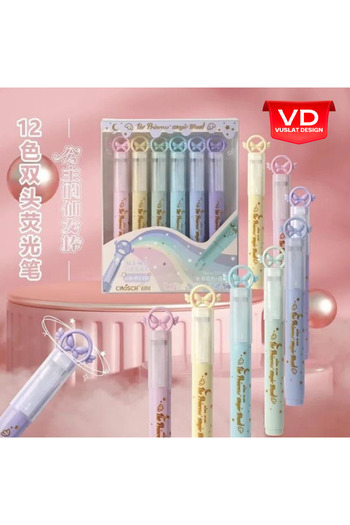 Vuslat Design Chosch Double Ended Fairy Tale Highlighter Set of 6