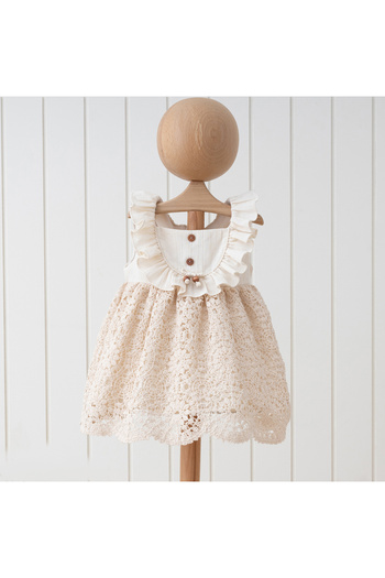 Mymio Beaded Natural Dress