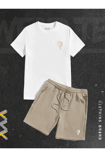 WEARTEX Σετ μπλουζάκι με σορτς Dead Heart με στάμπα New Season 2-pack
