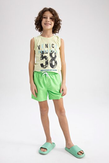 DeFacto Boys' Basic Plain Swim Shorts Z9302A623Hs
