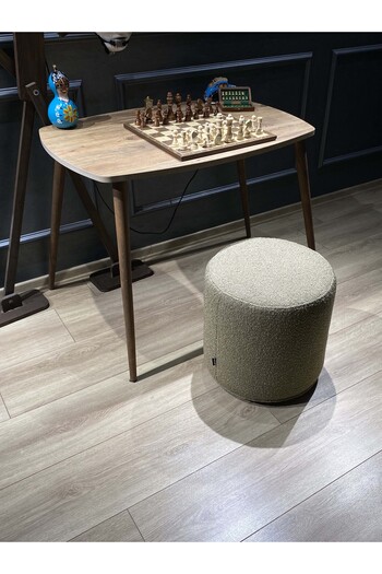 Tortuga Home Gaia Dekoratif Extra Soft Rahat Yuvrlak Oval Puf-bench 42x40cm