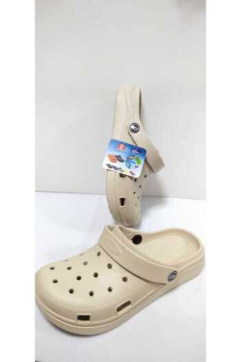 GEZER Beige Comfortable and Lightweight Water Resistant Sandals Slippers