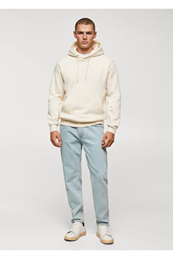 MANGO Man Cotton Hooded Sweatshirt