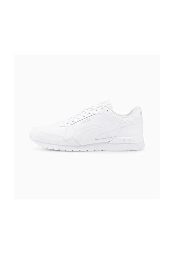 Puma St Runner V3 L Unisex Spor Ayakkabı 384855-20 White-white-spring Lavender