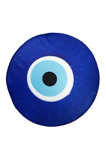 Mislina Home Classic Printed Evil Eye Bead Patterned Sitting Cushion