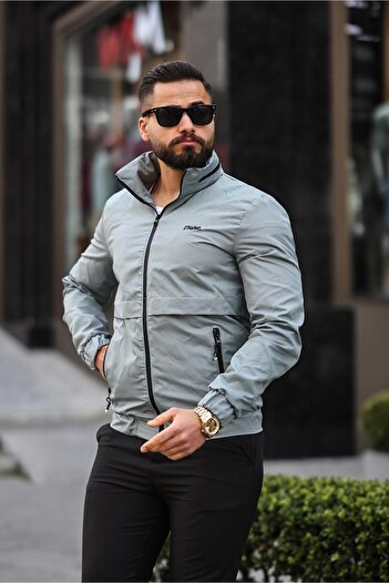 DOXGER SEASONAL MEN'S COAT WITH HIDDEN AND REMOVABLE HOOD