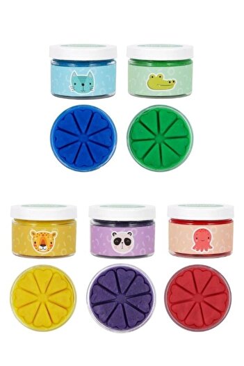 Bonnie Play Dough Natural Play Dough Set of 5 5*150gr