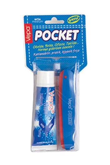 Vepa Pocket Toothbrush with Paste