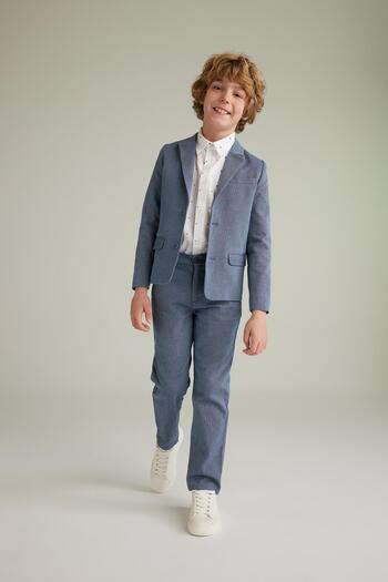 DeFacto Boy's Linen Look Blazer Jacket Z2810a623sp