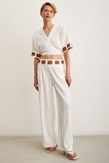 nevege Linen Set - Toli-Size Embroidery Detailed