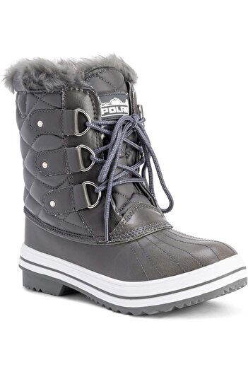 AnkaShop Fleece Women's Snow Boots Quilted Short Winter Snow Rain Waterproof Keeps Warm No:39 Faux Fur