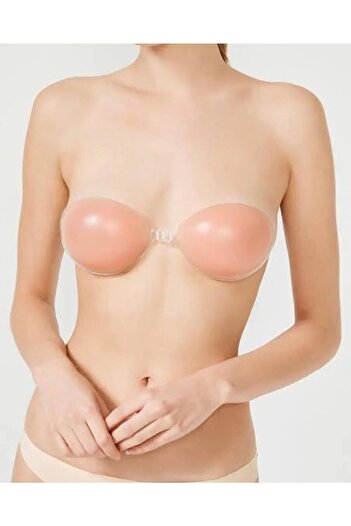 Yeni İnci Non-Padded Silicone Women's Bra 8900