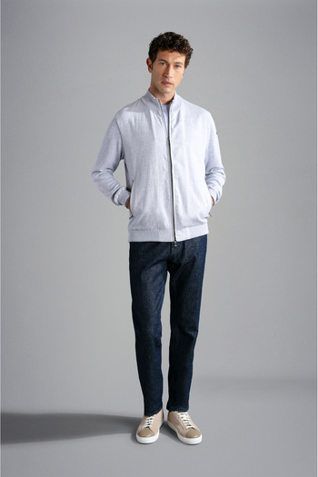 PAUL&SHARK COTTON SWEATER WITH ZIP