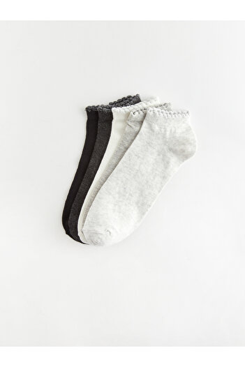 LC Waikiki 5 Pack Women's Plain Booties Socks