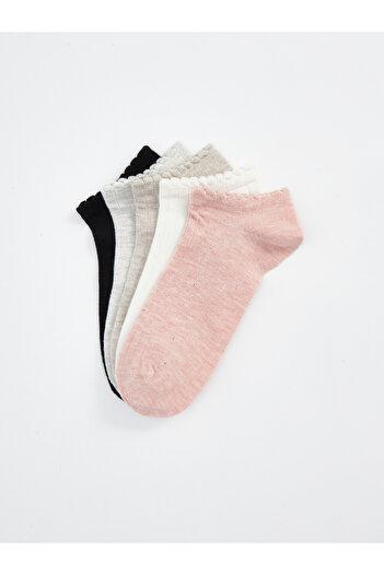 LC Waikiki 5 Pack Women's Plain Booties Socks