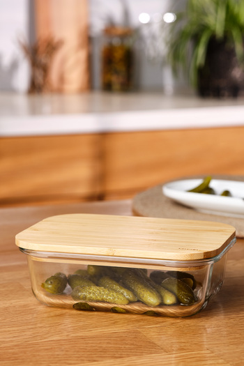 Emsan Natural 640 ml Borosilicate Storage Container