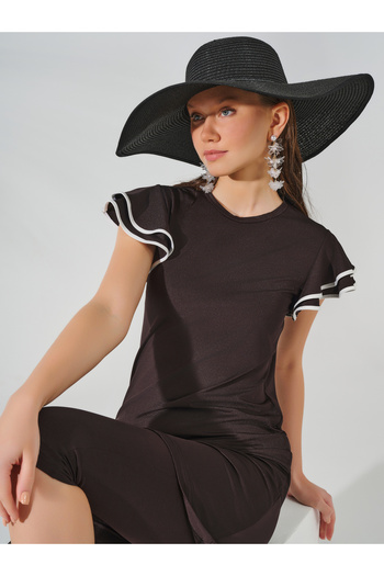 ALFASA Valon Sleeve Semi Covered Swimsuit
