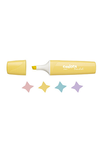 CARIOCA Pastel Highlighter Marking Pen Set of 4