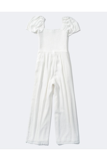 AMERICAN EAGLE White Women's / Girls' Jumpsuit U-1396-7082