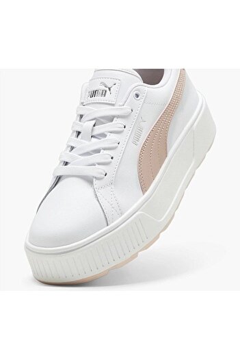 Puma Women's Karmen L Ls Shoes White-rose Quartz-silver384615-9558
