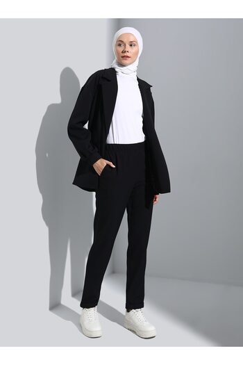Benin Jacket Trousers Double Set - Black - Benin