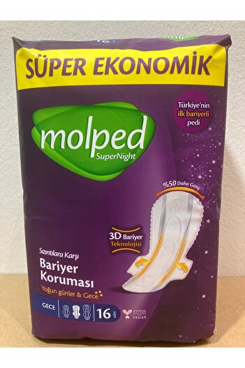 Molped SuperNight Night 16 Pack Barrier Protection