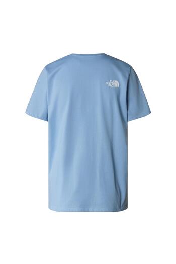 THE NORTH FACE W FOUNDATION TRACES GRAPHIC T-Shirt NF0A882UQEO1 Modrá-XL