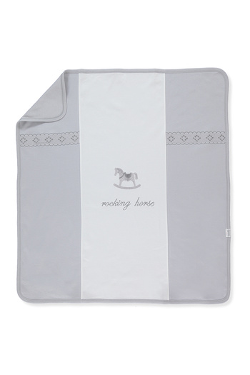 Bebetto INTERLOK BLANKET EMBROIDERED 80×85 (ROCKING HORSE) B 810