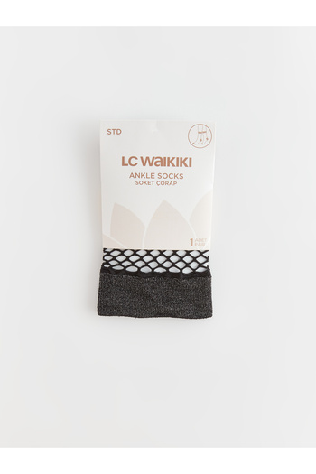 LC Waikiki Glittery Mesh Women's Socks