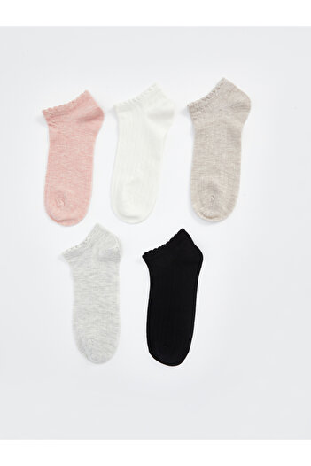 LC Waikiki 5 Pack Women's Plain Booties Socks