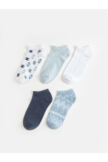 LC Waikiki Pack of 5 Patterned Women's Booties Socks