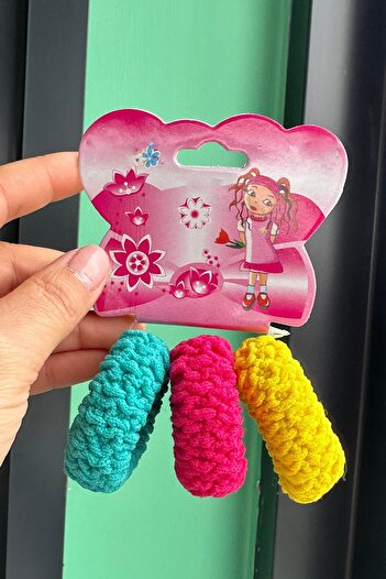 TAKIŞTIR Color Mix 3-Piece Towel Buckle Set