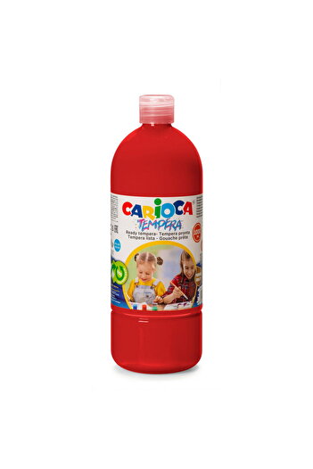 CARIOCA CARİOCA TEMPERA SULUBOYA SÜPER YIKANABİLİR KIRMIZI 1000 ML.