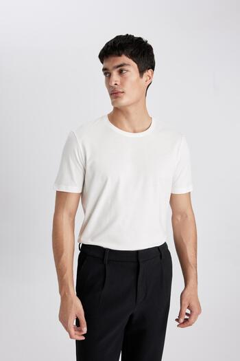 DeFacto Regular Fit Crew Neck T-Shirt T5014AZ24SP