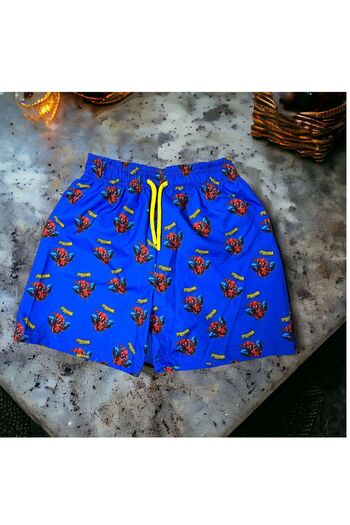 SPIDERMAN Children's swim trunks spiderman spiderman printed waist tied swimsuit shorts