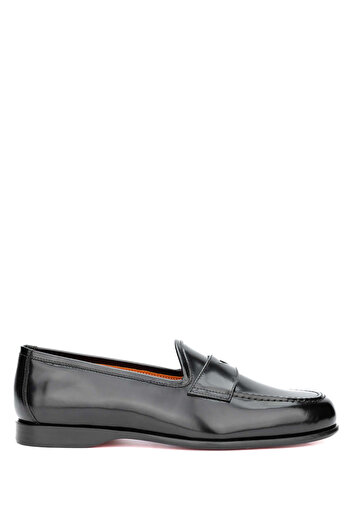 Tamer Tanca Genuine Leather Men's Black Loafer - Opening Shoes