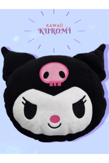 Kollektif Kuromi Kawaii My Melody Hello Kitty Cinnamoroll Peluş Yastık Anime Sanrio Hediye Çocuk ve Genç için