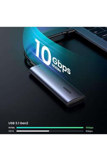 Ugreen M.2 Nvme Ssd Type-c 3.1 Gen2 Pcıe M-key M B Key Disk Kutusu