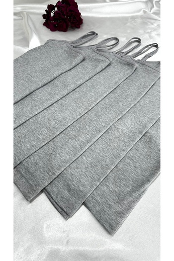 Clara Butik Giyim Women's Cotton Lycra 6-Piece Stringed Undershirt