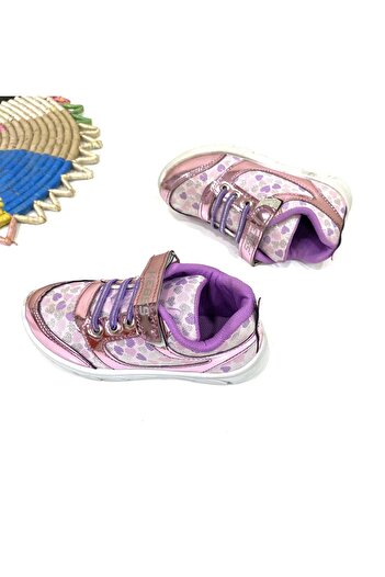 maxmoda Yeni Sezon Kız Çocuk Mor Bantlı Spor Ayakkabı