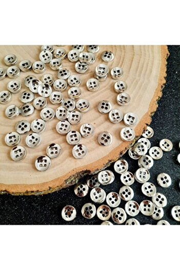 canan dizayn Nickel Metallized Button 12 mm (30 Pcs)
