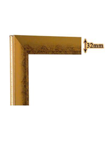 mixefor Puzzle Çerçevesi 1000 Parça Camsız-2.ölçü 66 Cm X 48 Cm -renk Altın-çerçeve Genişliği 32 Mm