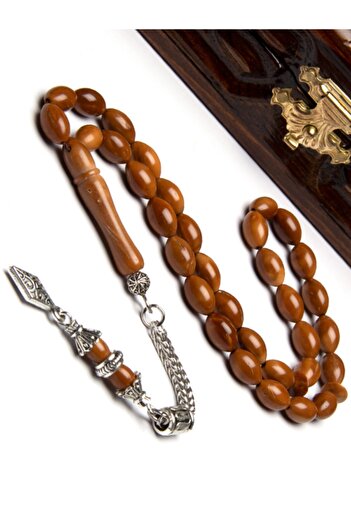 OTTOTESBİH Men's Gift 6x9mm Barley Cut Kuka Rosary, Wrist Size Kuka Rosary