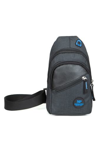 By Hakan Newish Polo 2031 Shoulder and Chest Bag Black-blue