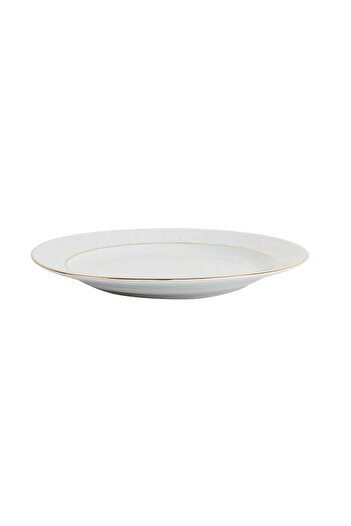 Porland Hazan Gold Gilt Flat Plate 25cm 6 Pieces 04POR031038