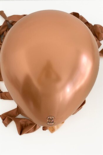 Partifabrik Chrome Mirror Mirror Balloon Copper Copper 5 Pack