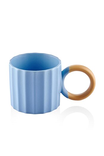 The Mia Runden Porcelain Mug Blue 250 ml
