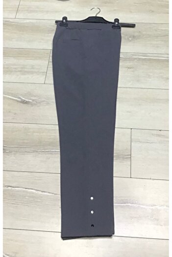 ECE GİYİM Plus Size - SCUBA Fabric, Side Pocket and Stitching Elastic Waist Pants