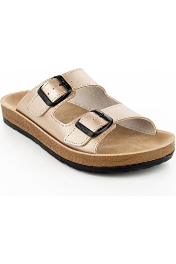 Muya Yuna Anatomical Sole Double Banded Adjustable Buckle Women's Slippers