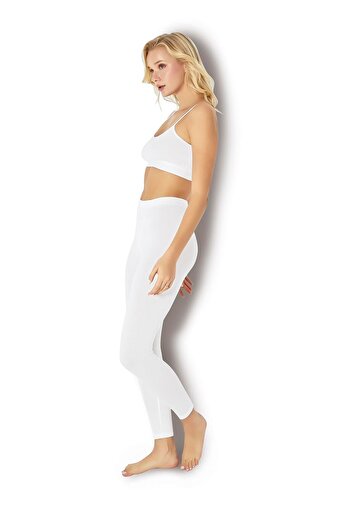 Jiber Women's White Long Tights 570